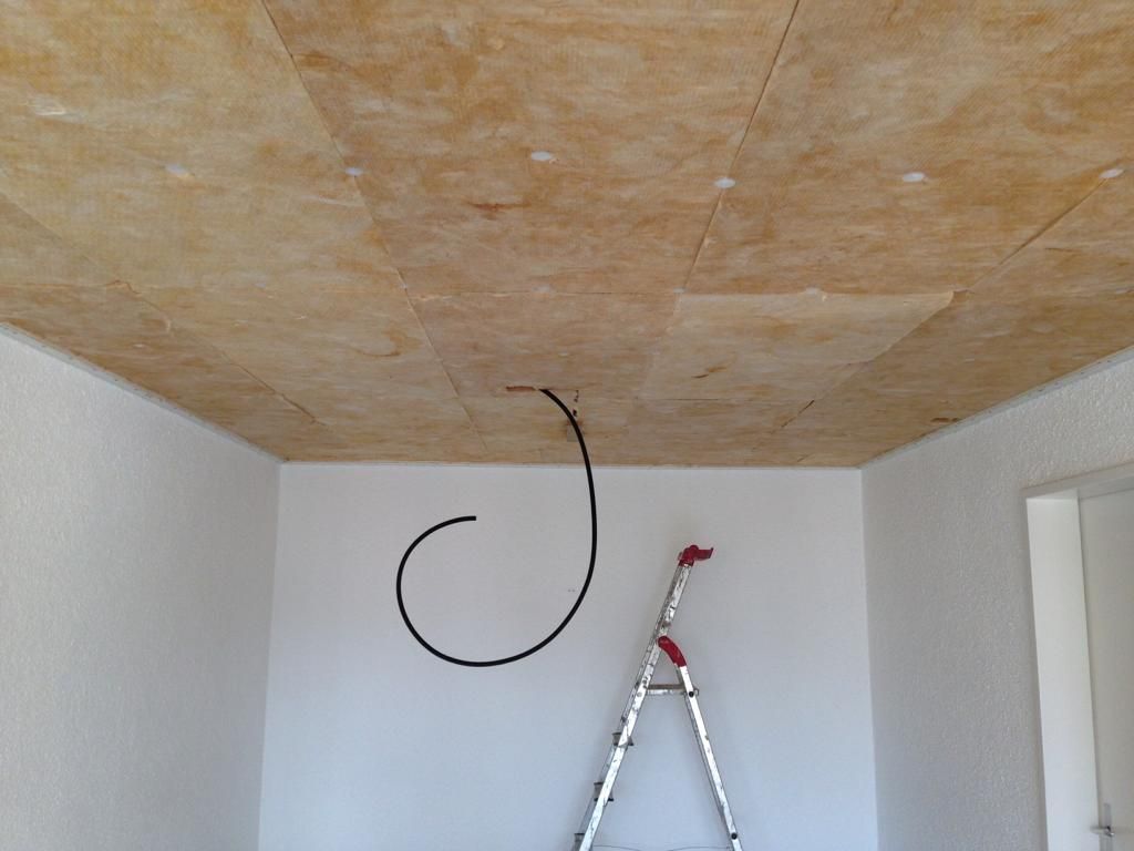 Isolation phonique de plafond en toile tendue 